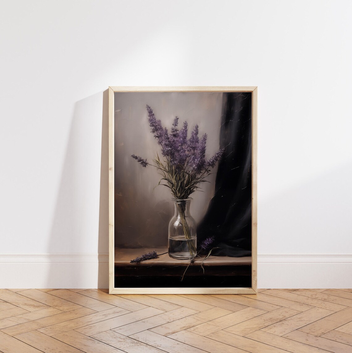 Lavender Bouquet, Purple Flowers Still Life - Image 5