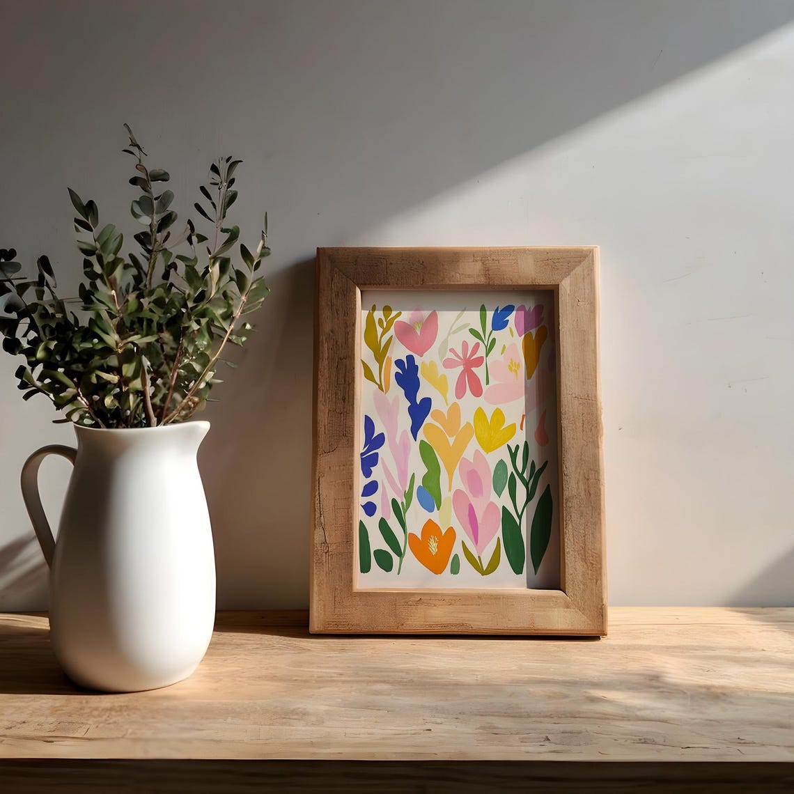 Bright Flower Market Print Wild Flower Wall Art Matisse Wall Art Flower Market Poster Living Room Print Bedroom Wall Dcor Art Prints - Image 3