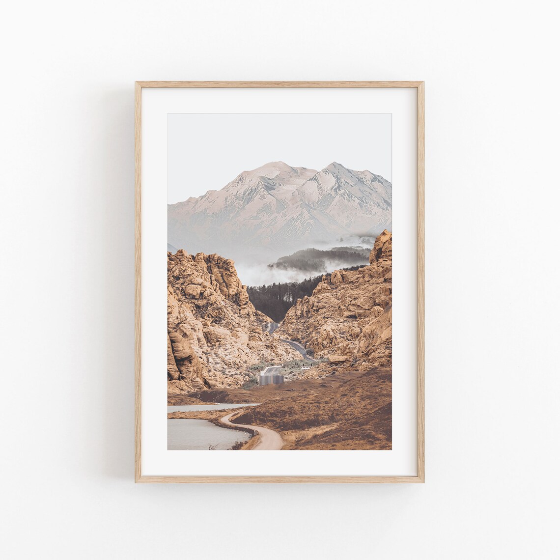 Mountain Photography Minimalist Wall Art Print