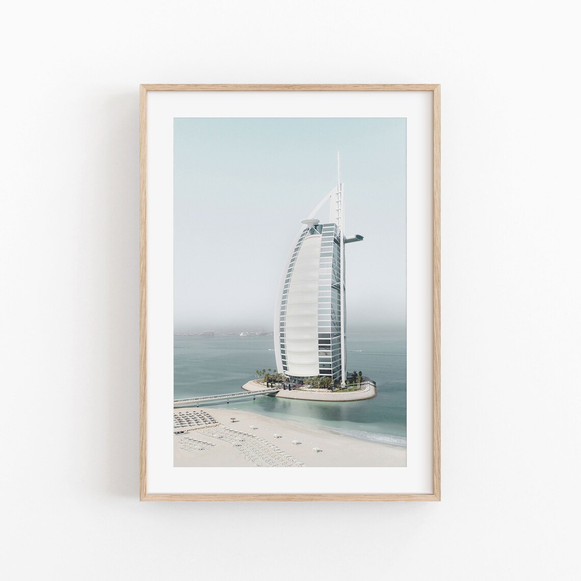 Dubai Cityscape Photography Print, Living Room Decor