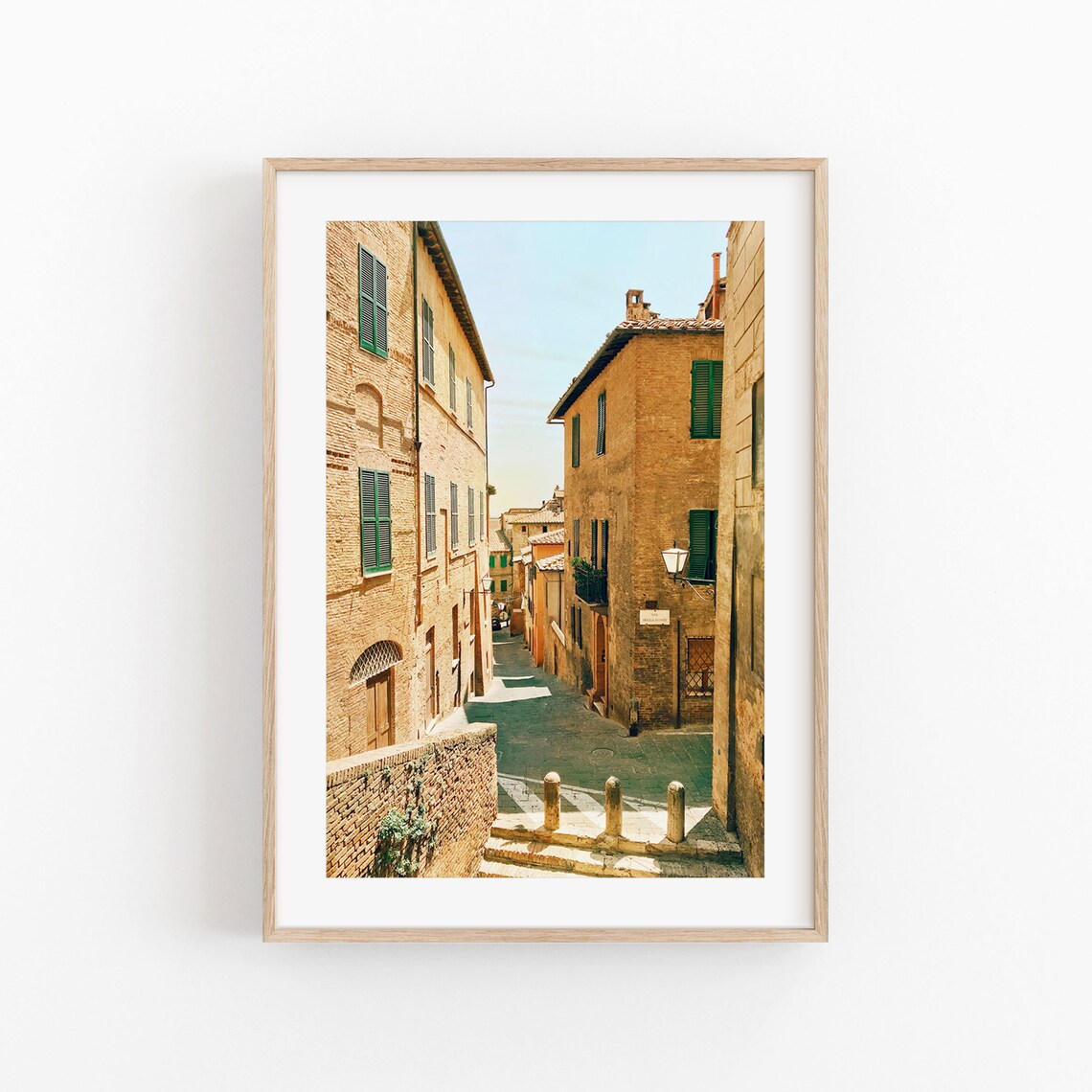 Italy City View Travel Poster, Venice Gondola