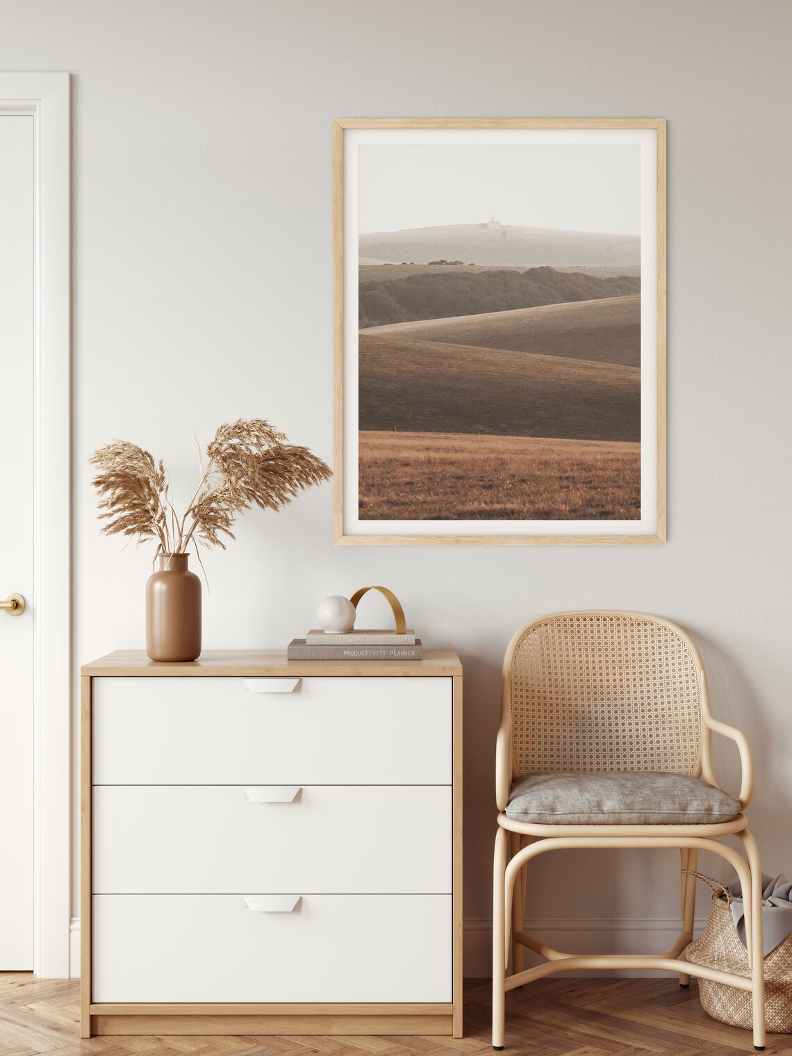 Smoky Mountains Nature Print, Modern Minimalist Poster - Image 3