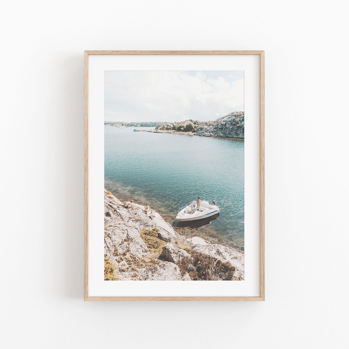 Sweden Travel Poster, Cityscape Wall Art