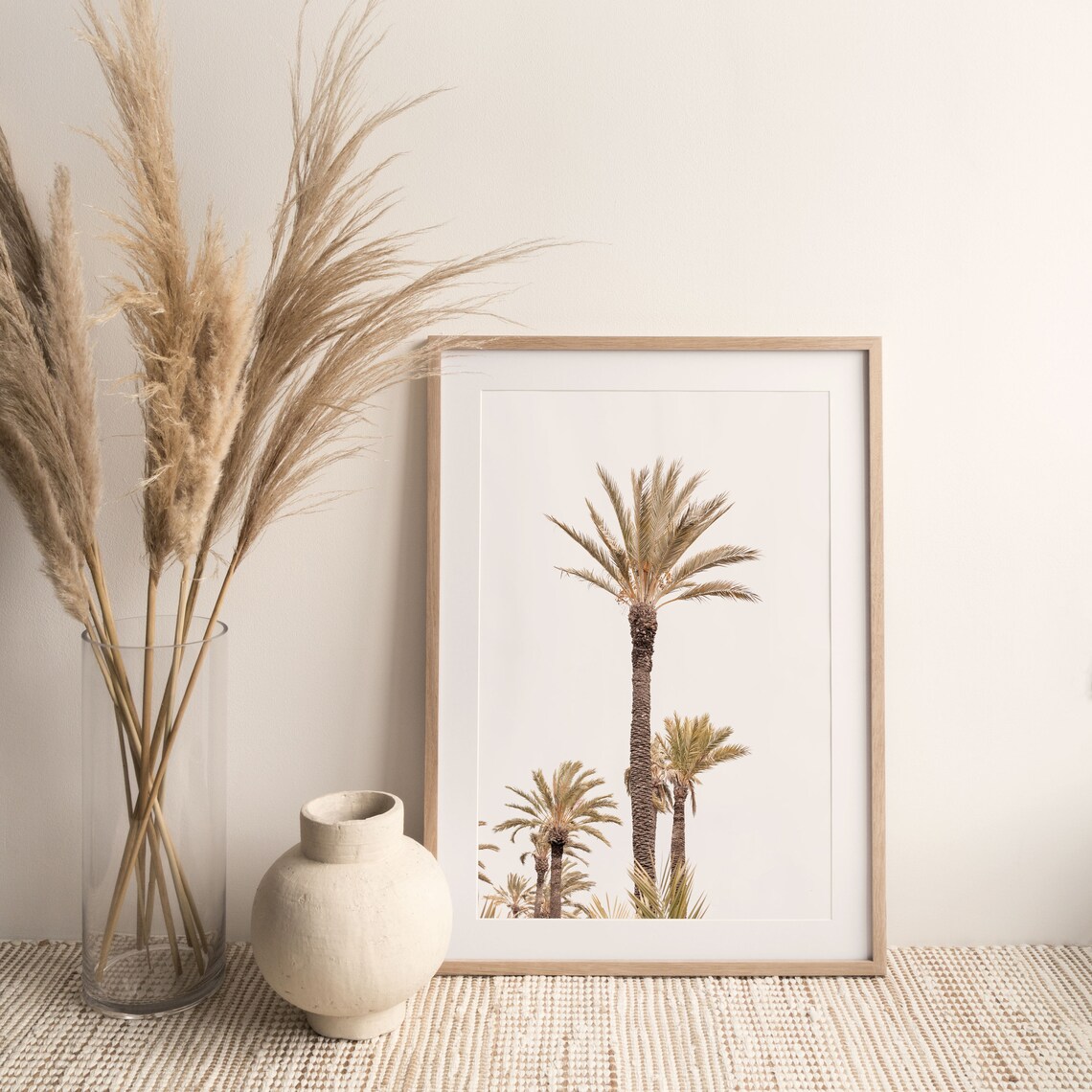 California Palm Tree Modern Minimalist Art Print - Image 2
