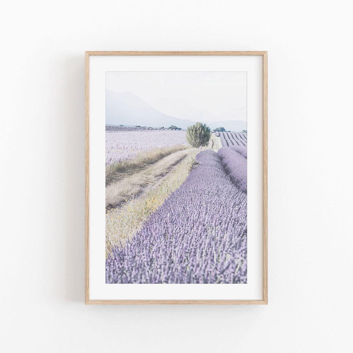 France Landscape Travel Poster, Provence City View