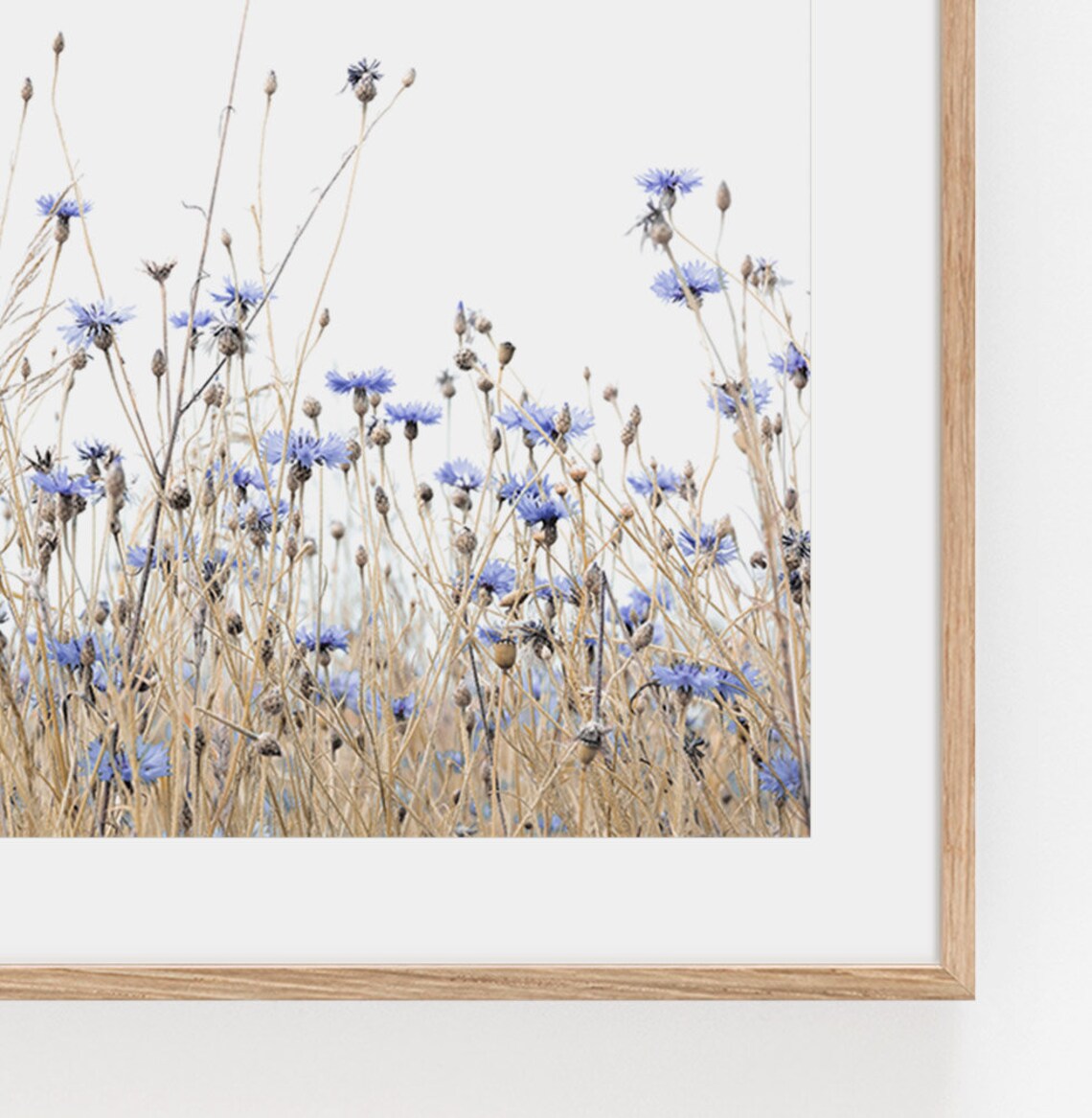 Wild Grass Botanical Art Print, Minimalist Poster - Image 2