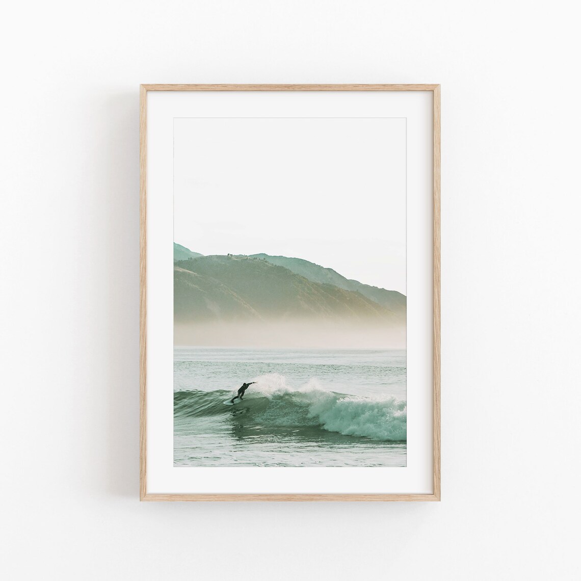 Surfing Print, Summer Coastal Beach Poster