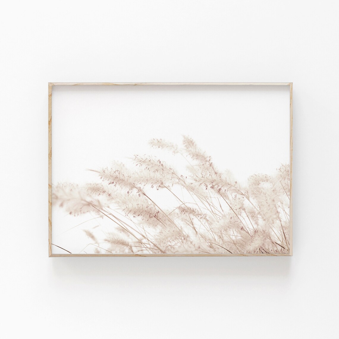 Pampas Grass Farmhouse Botanical Art Print - Image 2
