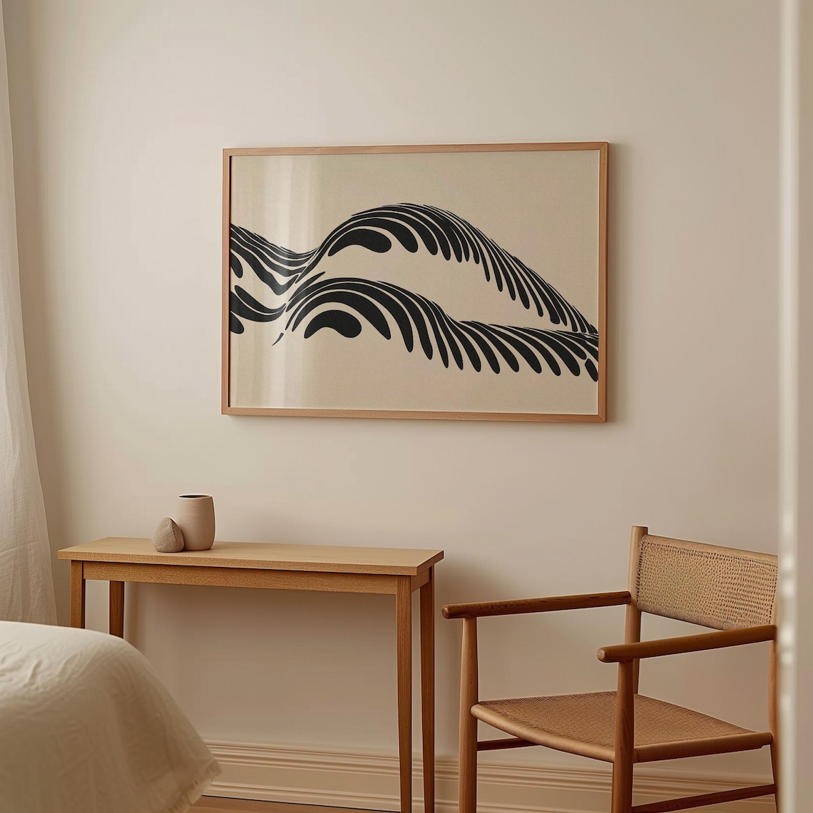 Woman Figure Silhouette, Modern Abstract Art Print - Image 4