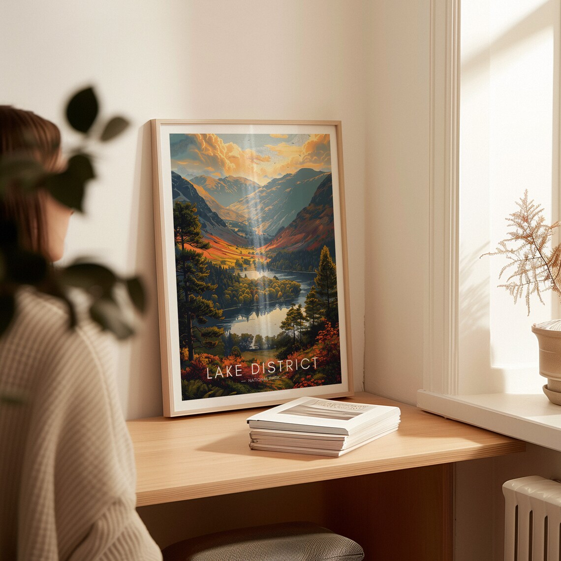 United Kingdom Lake District Vintage Travel Poster - Image 2