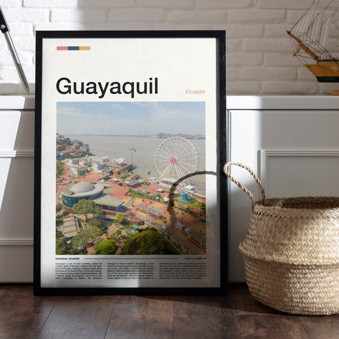 Guayaquil Print Guayaquil Poster Guayaquil Wall Art Ecuador Art Print Guayaquil Photo Guayaquil Gifts Travel Poster Traveler Gifts - Image 5