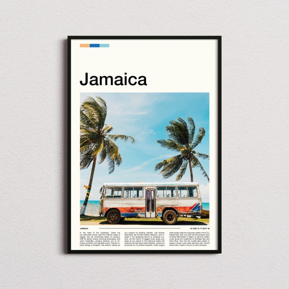 Jamaica Print Jamaica Poster Jamaica Wall Art Jamaica Art Print Jamaica Photo