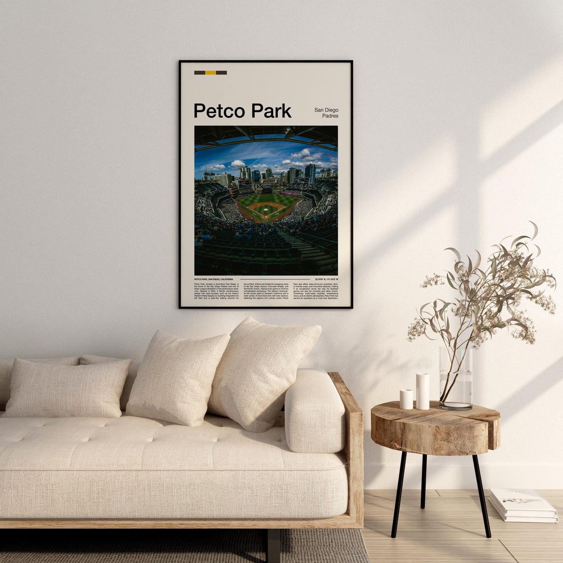 Petco Park San Diego Padres Baseball Stadium Interior View Poster - Image 3