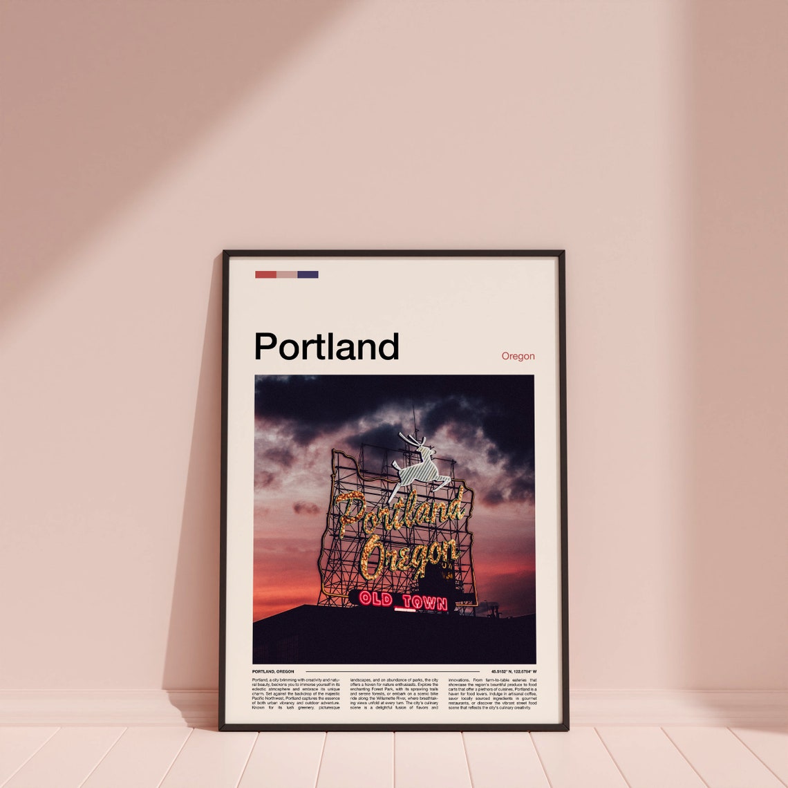 Portland Print Portland Poster Portland Wall Art Oregon Art Print Portland Photo - Image 4