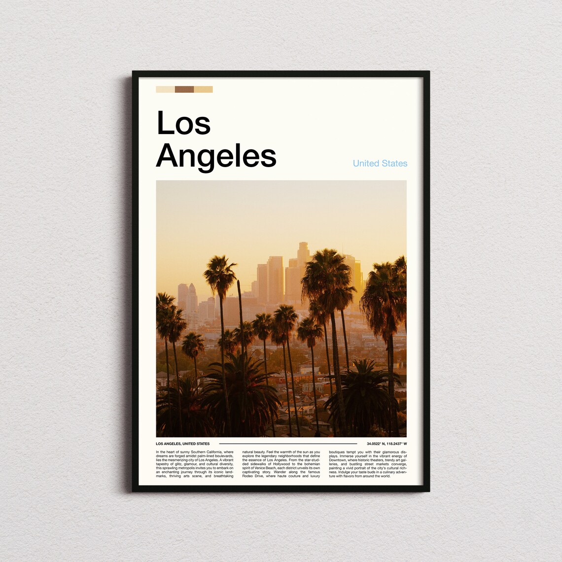 Los Angeles Print Los Angeles Poster Los Angeles Wall Art California Art Print Los Angeles Photo