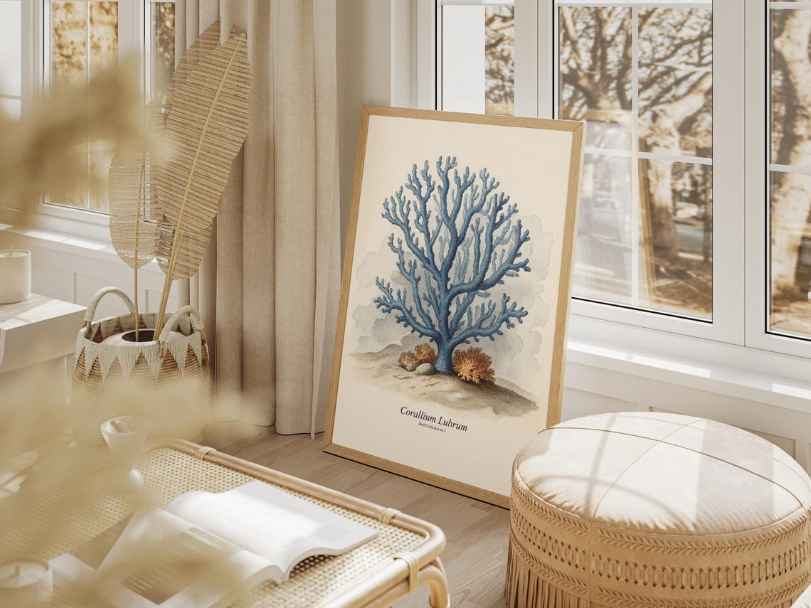 Watercolor Seashell Art Print, Coastal Antique Sketch - Image 4