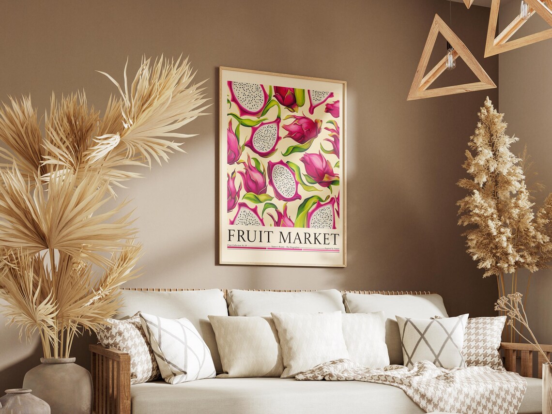 Dragon Fruit Market Poster, Kitchen Wall Decor - Image 6