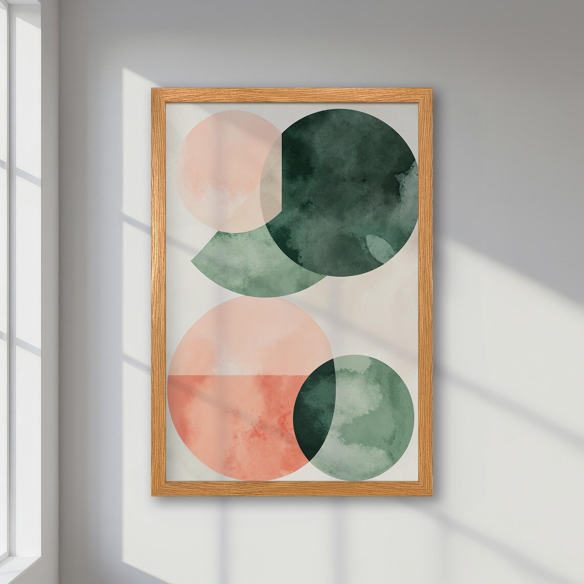 Abstract Geometric Elegance, Minimalist Decor Art Print