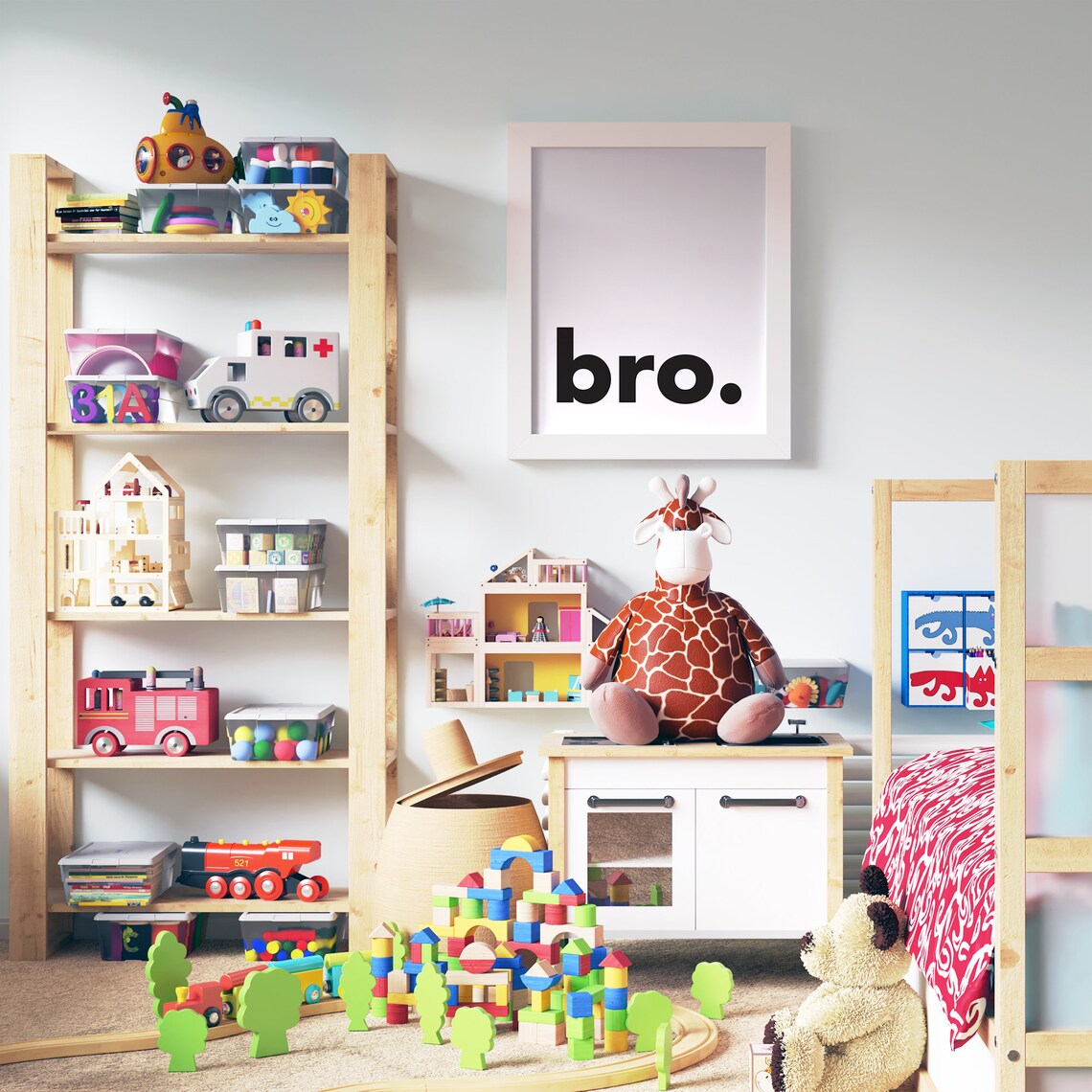 Bro Wall Art, Minimalist Typography Poster - Image 2