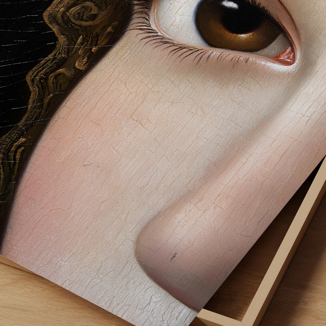 Baroque Oil Painting Eye Detail Classic Renaissance Fine Art Poster - Image 3