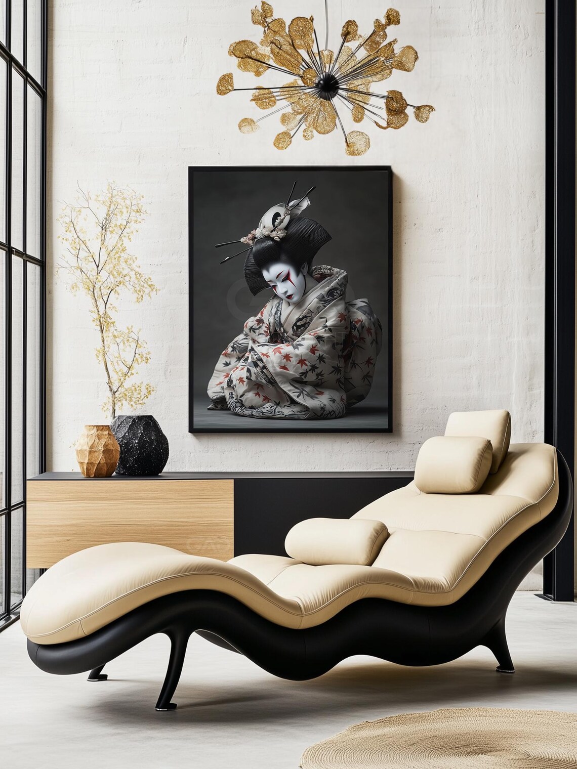 Oiran Japanese Poster Print, Zen Japan Culture - Image 3