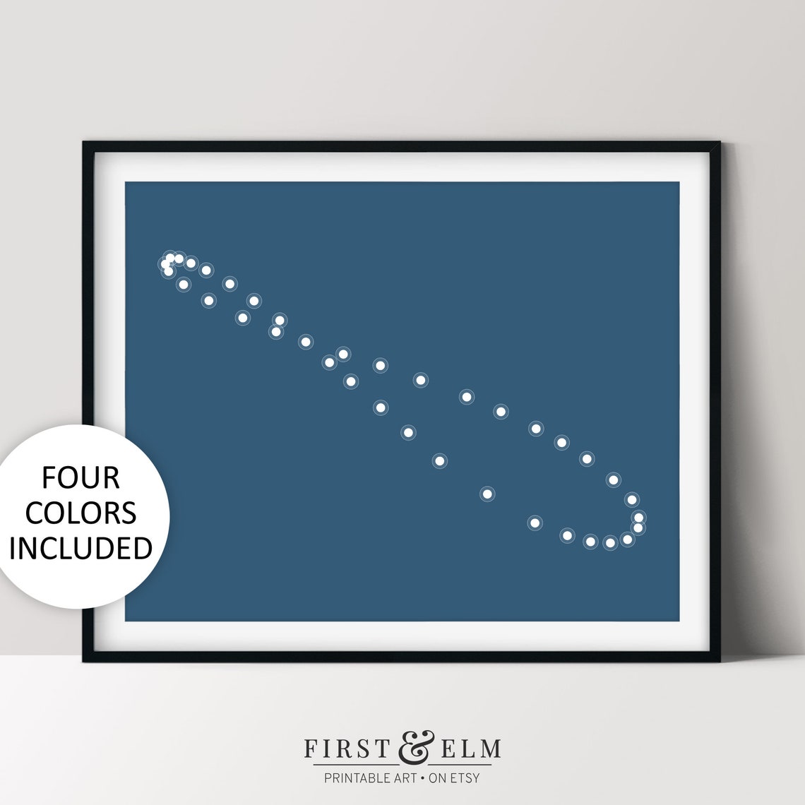 Analemma Sun Position Curve Abstract Astronomy Science Poster - Image 3