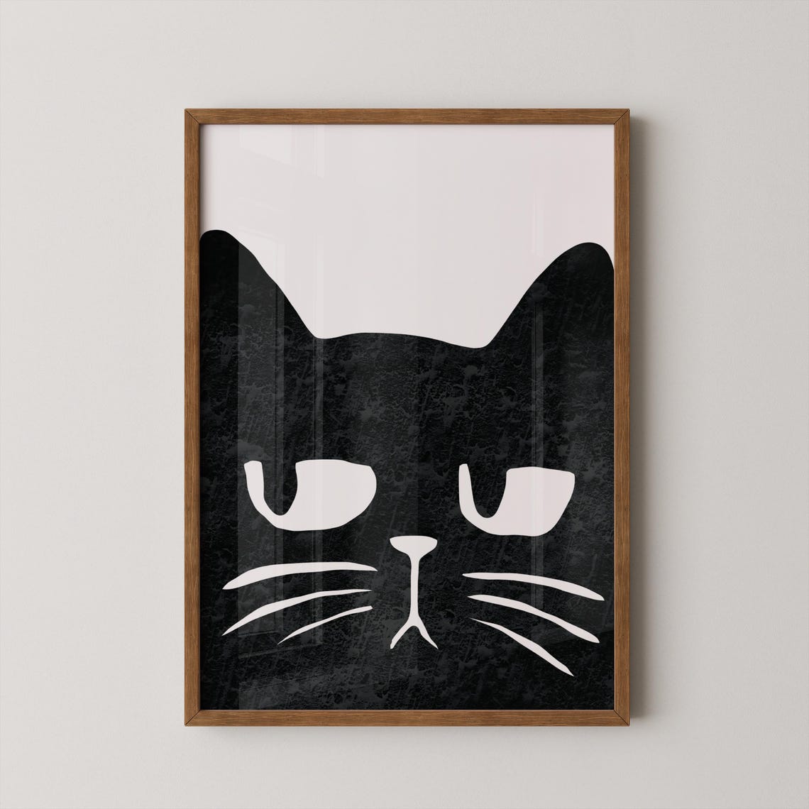 Side Eye Cat Poster Print