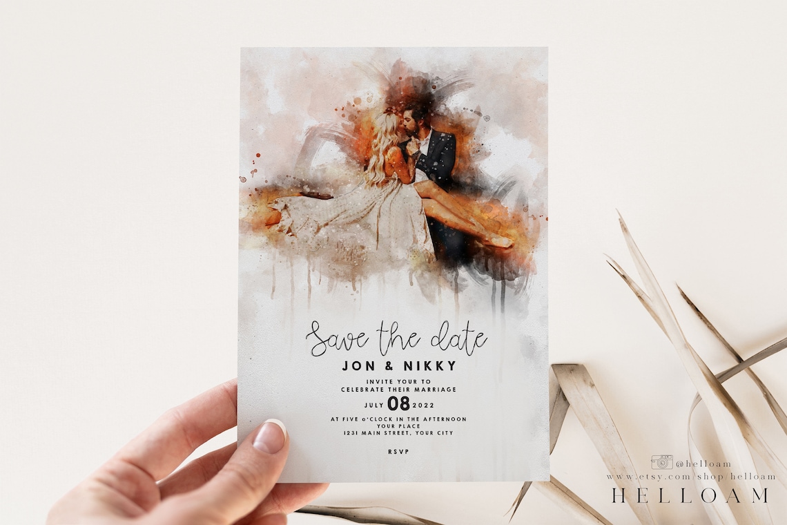 Modern Boho Wedding Thank You, Minimalist Poster - Image 3