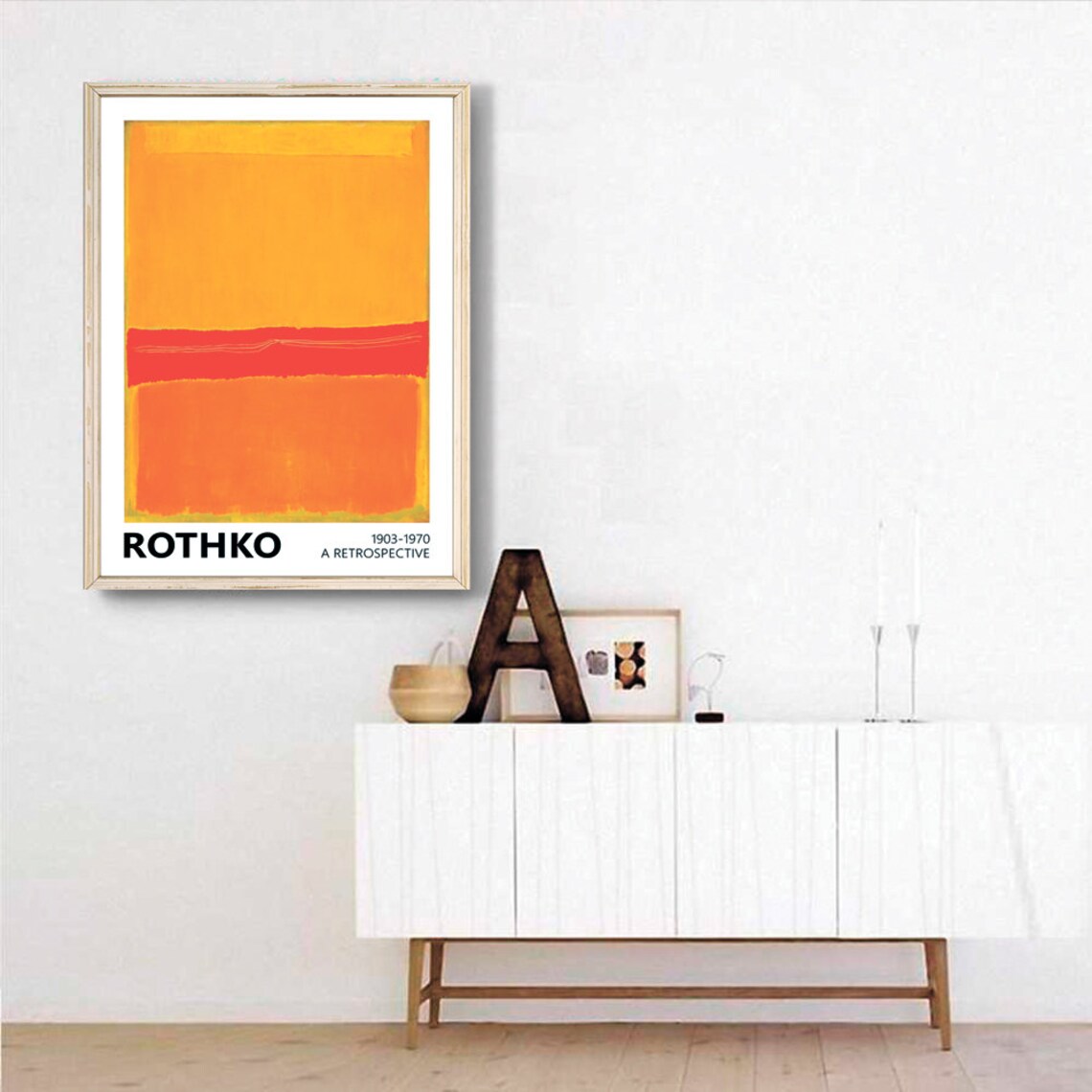 Mark Rothko No. 5 No. 22 Exhibition Poster - Image 3
