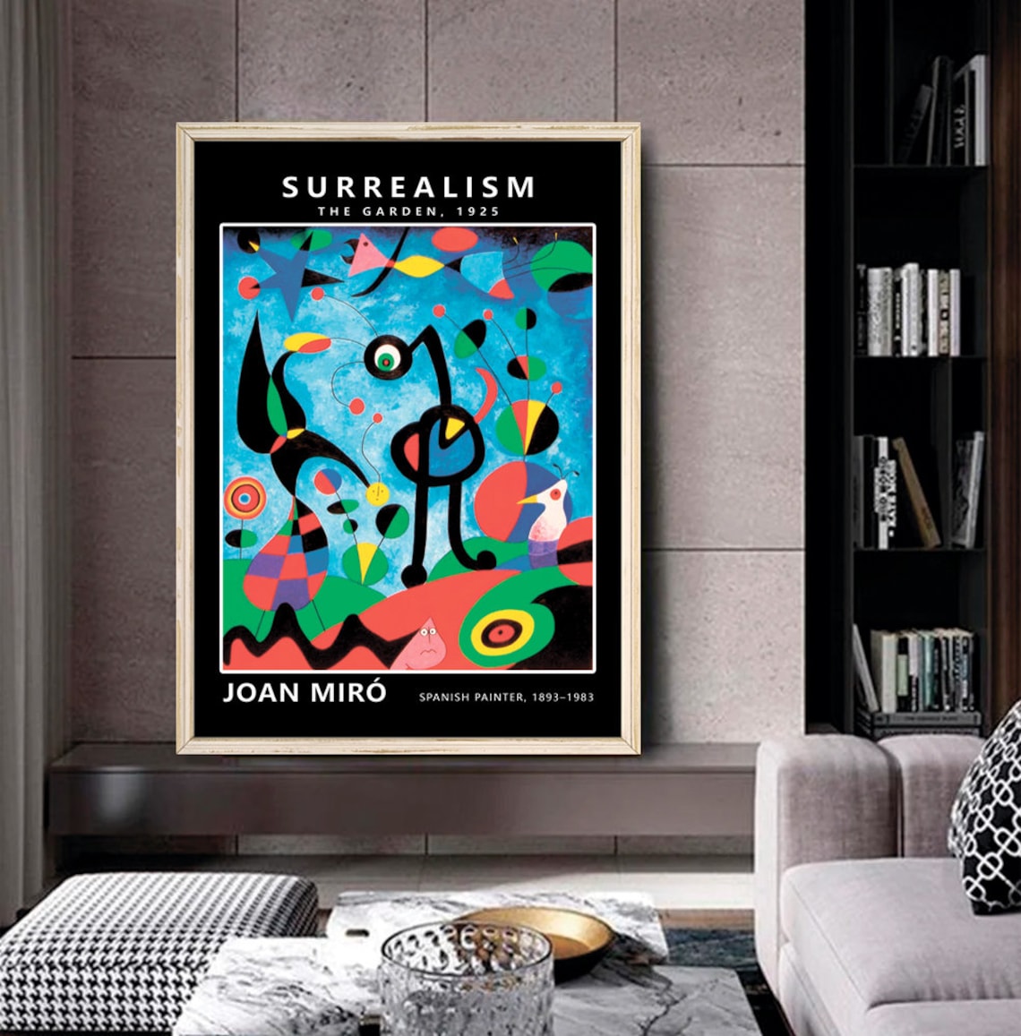 Joan Miro The Garden 1925 Surrealism Colorful Abstract Poster - Image 2