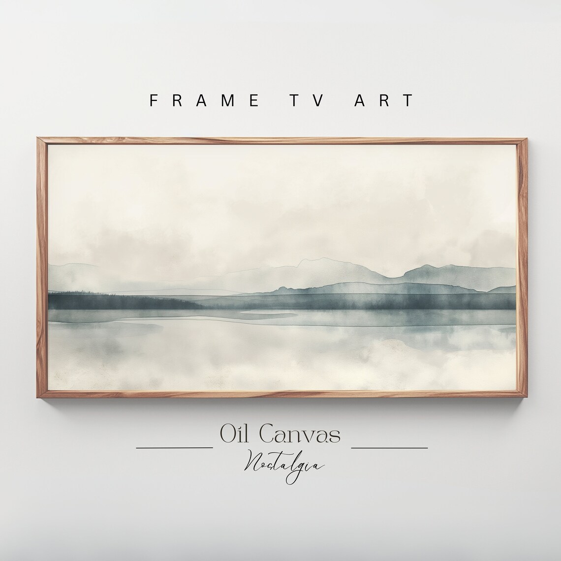Frame Tv Art Vintage Beach Watercolour Painting Summer Sea Art Ocean Frame Tv Art Blue Nautical Seascape