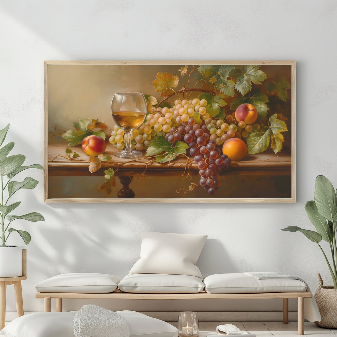 Country Kitchen Frame Tv Art Fine Art Vintage Still Life Decor Moody Black Autumn Wall Farmhouse Decor - Image 2