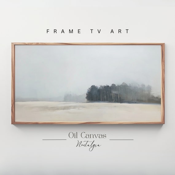 Moody Abstract Frame Tv Art Minimalist Art