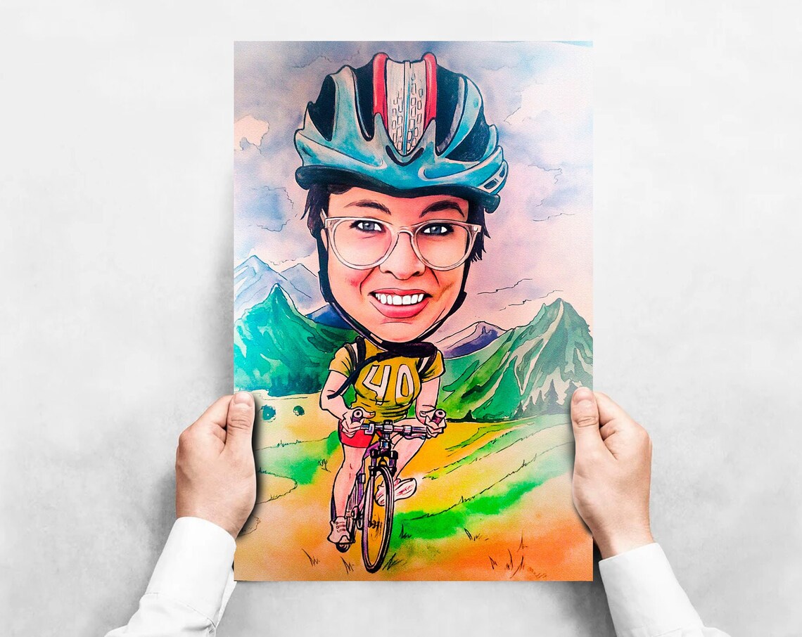 Programmer Gift Caricature Portrait, Gift For Coder - Image 4