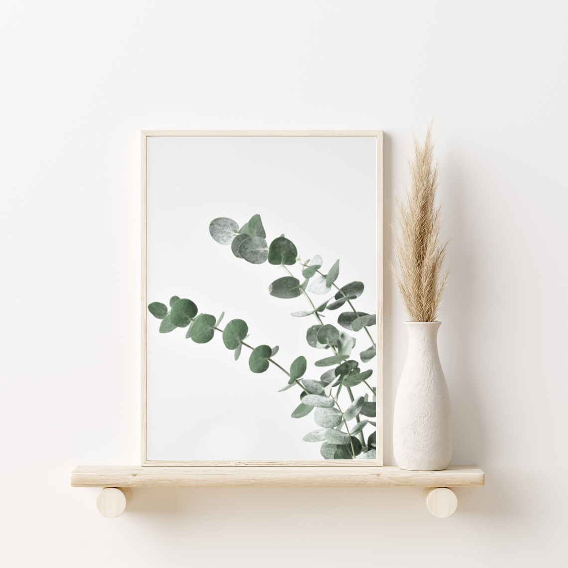 Eucalyptus Botanical Art Print, Rustic Decor