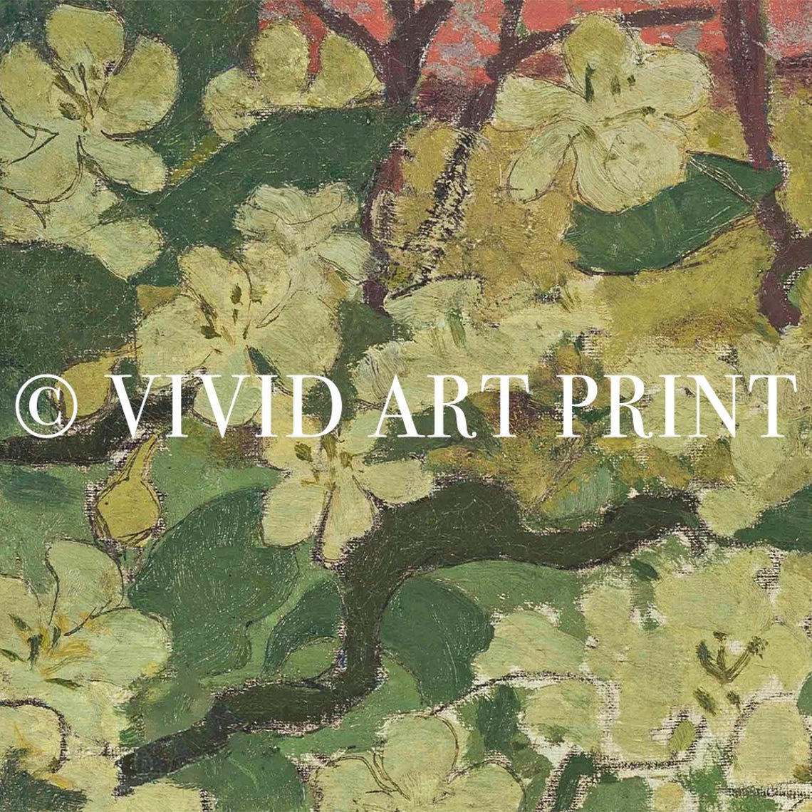 Vintage Floral Blossoms Art Print, Cottage Core - Image 4