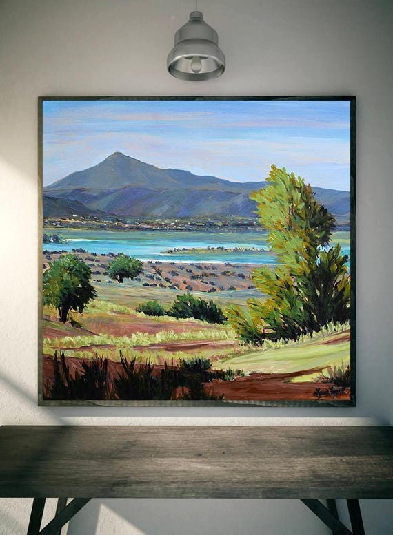 Lake Abiquiu New Mexico Prints On Fine Art Paper Gallery Wrap And Gallery Wrap In Float Frame Abiquiu Lake South Western