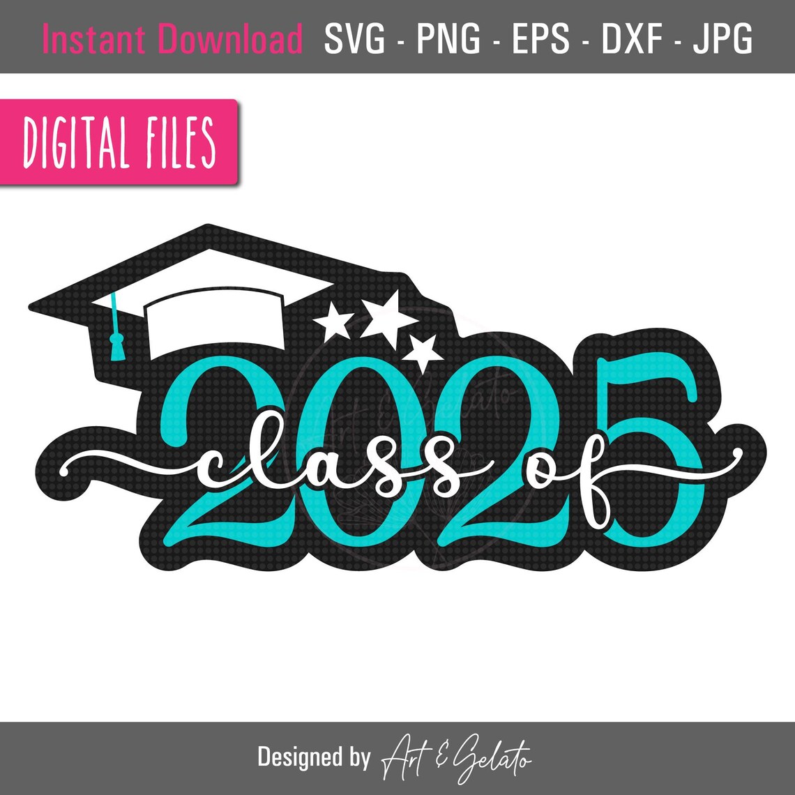 Senior 2025 Graduation Art Print, Class Of 2025