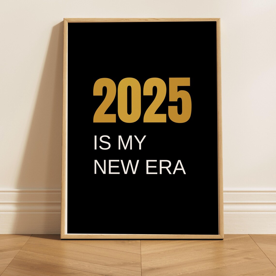2025 New Year Motivational Typography Art Print - Image 2