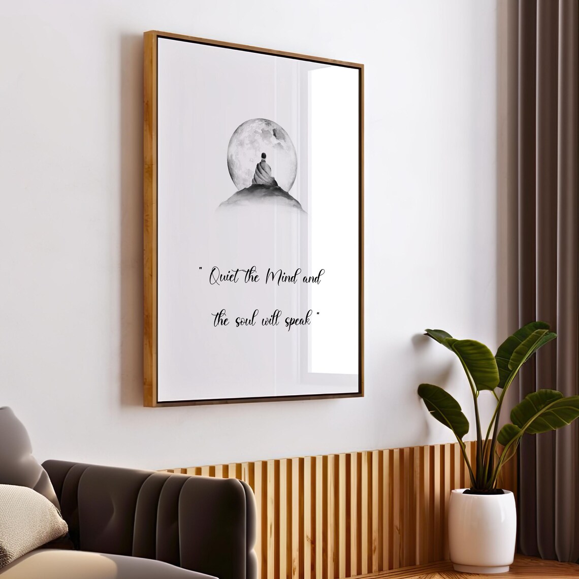 Quiet The Mind And The Soul Will Speak Art Print - Image 2