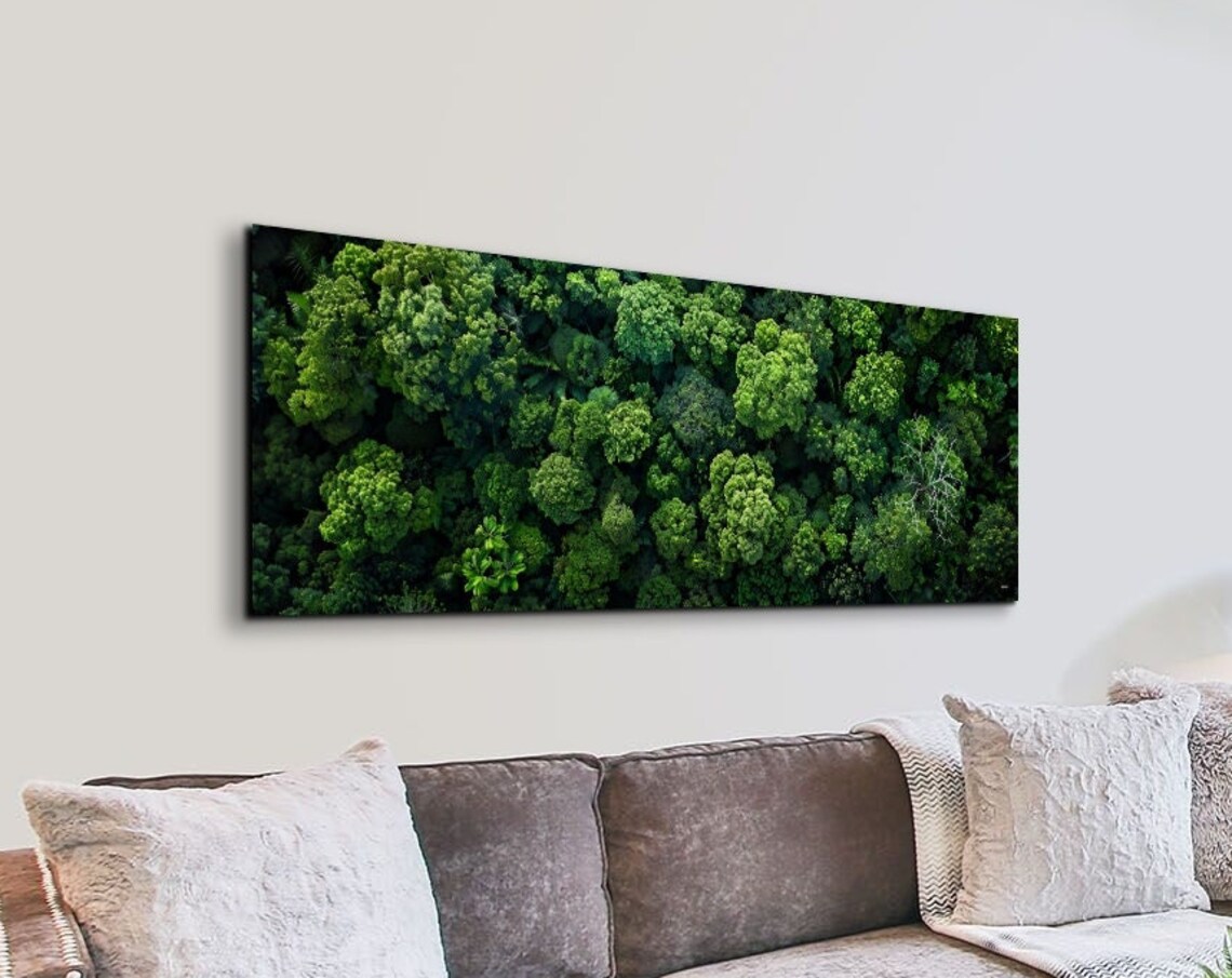 Aerial View Of The Forest, Nature Wilderness Decor