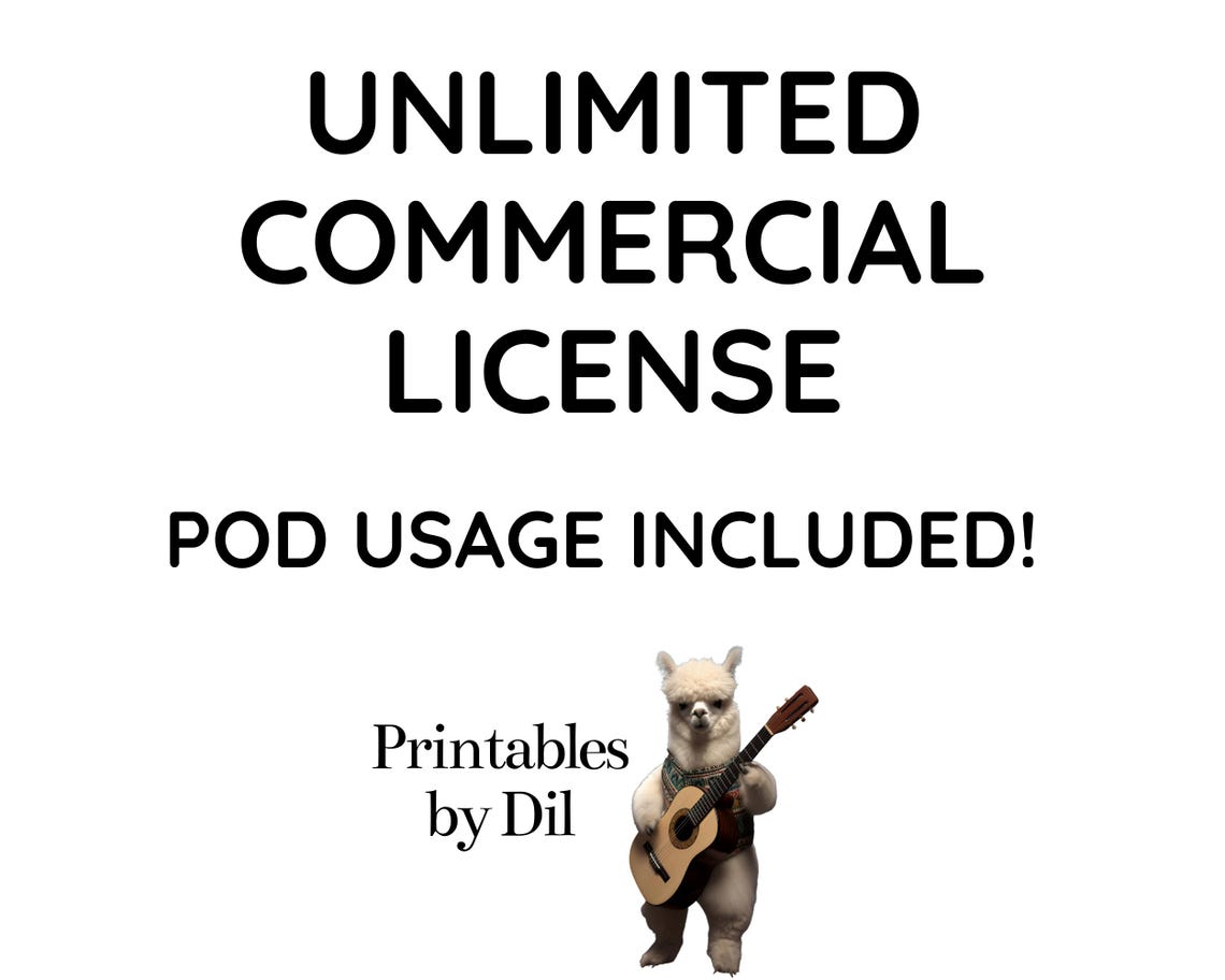 Unlimited Commercial License for POD Physical Wall Art Products