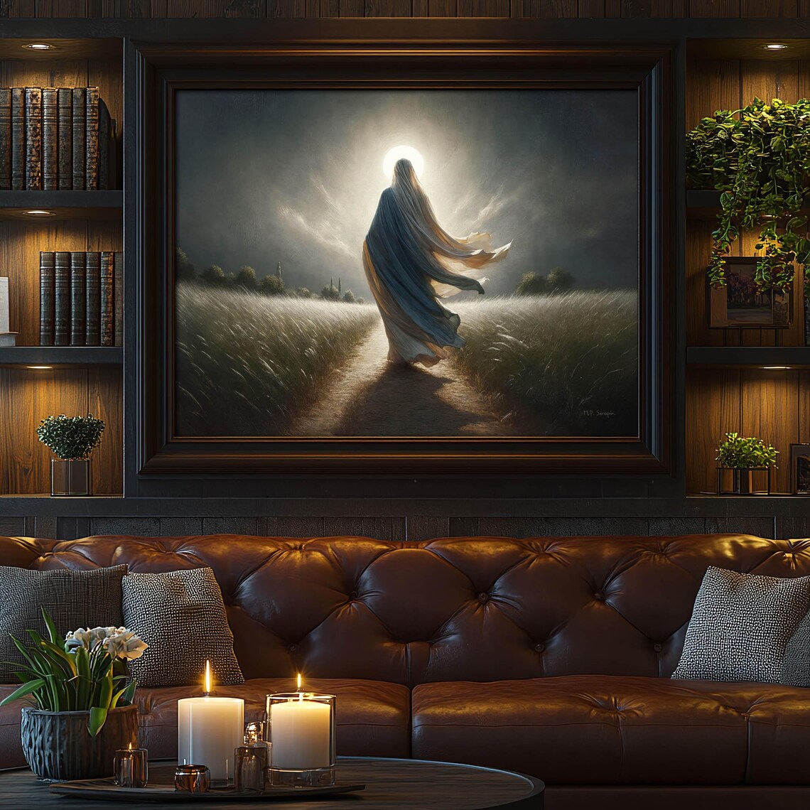 Blessed Virgin Mary Catholic Marian Art Print - Image 2