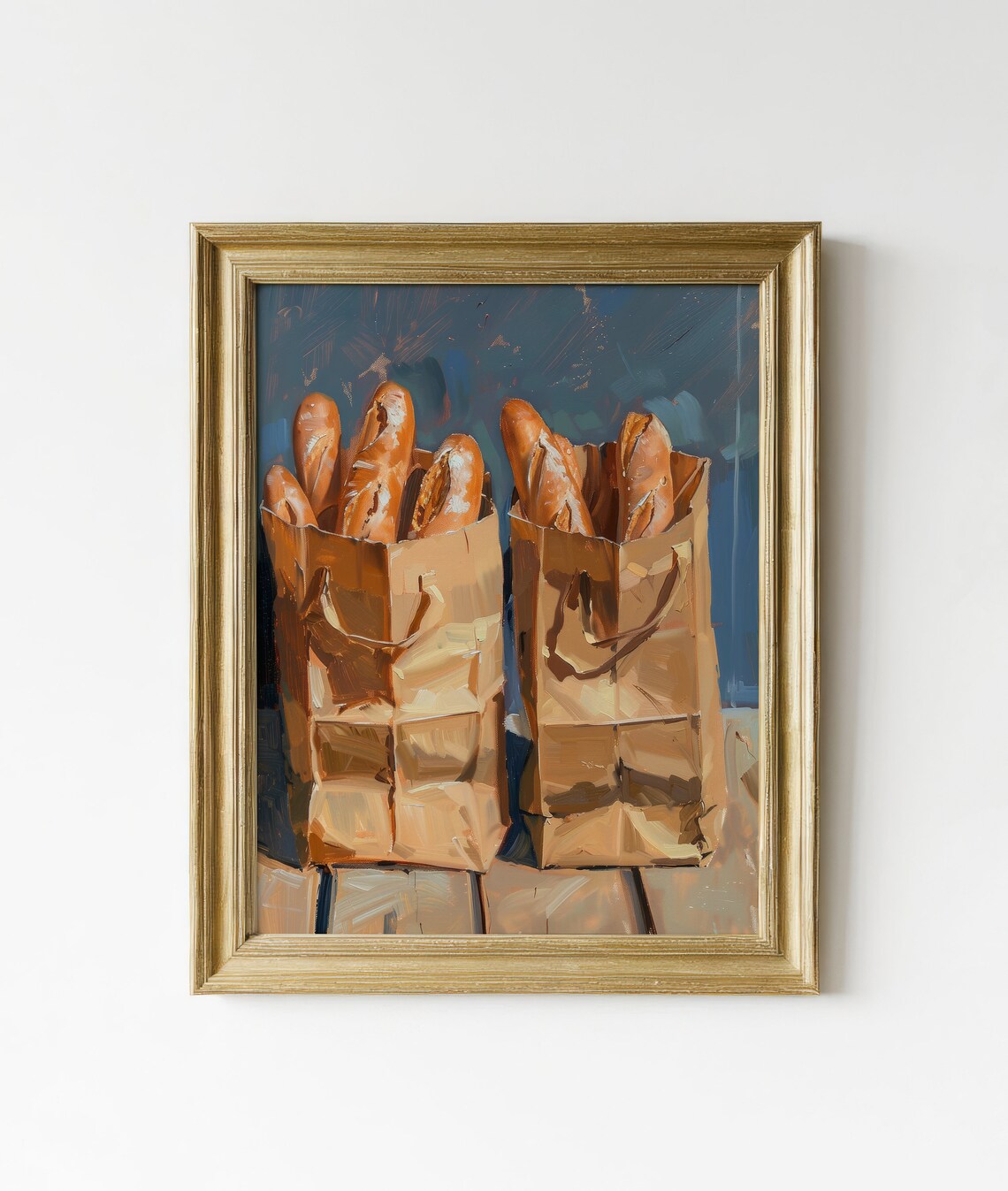Baguette Print, Vintage French Country Kitchen Art - Image 2