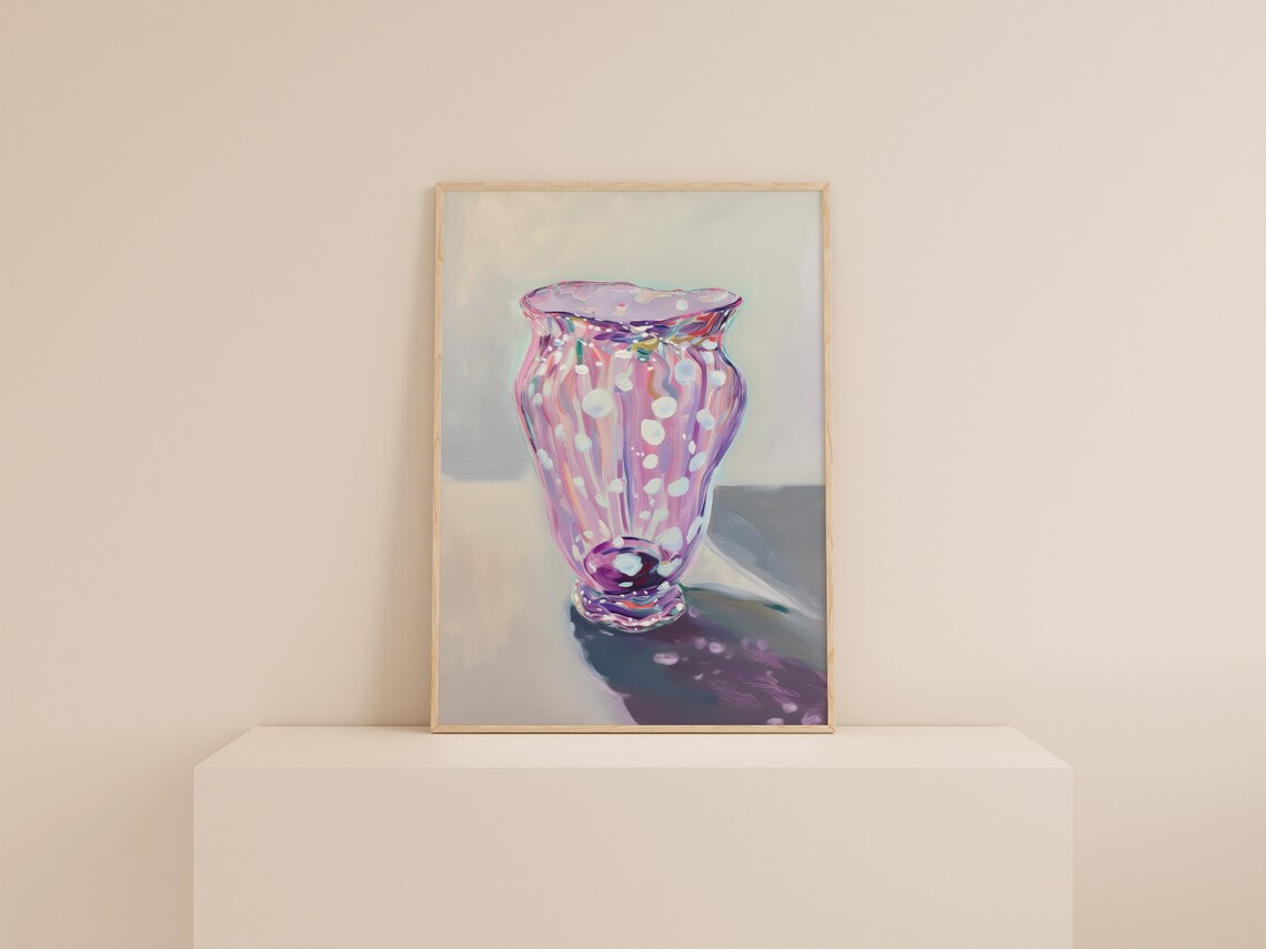 Eclectic Vase Print, Danish Pastel Apartment Decor - Image 2