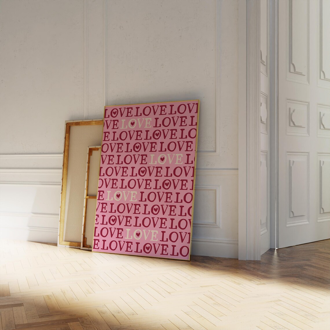 Love Typography, Minimalist Valentine Decor - Image 3