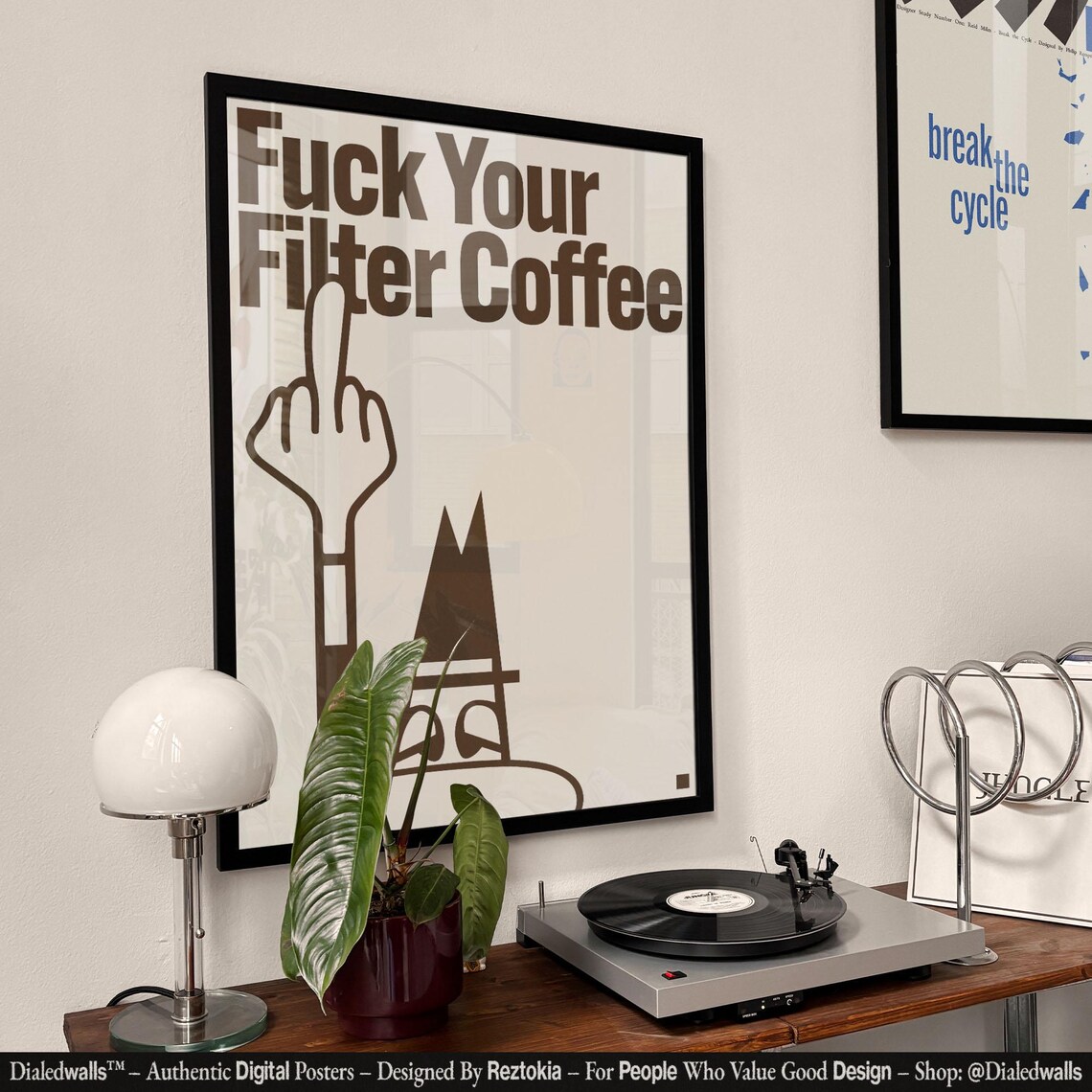 Filter Coffee Wall Art Unique Wall Prints Retro Espressos Print Poster Print Creative Bialetti Poster - Image 4
