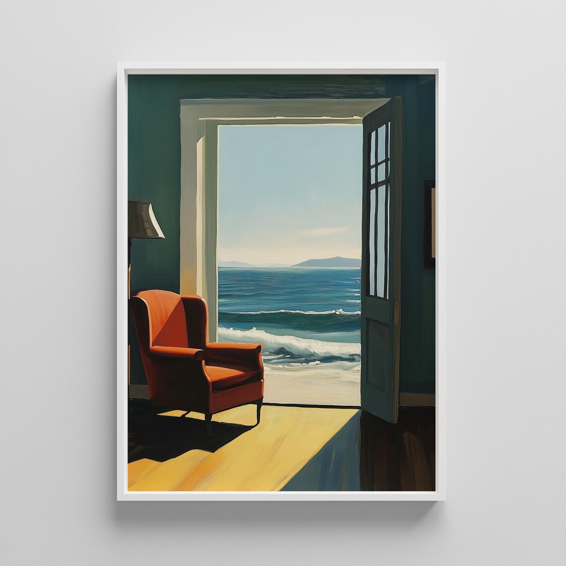 Edward Hopper-Inspired Realism Art Print