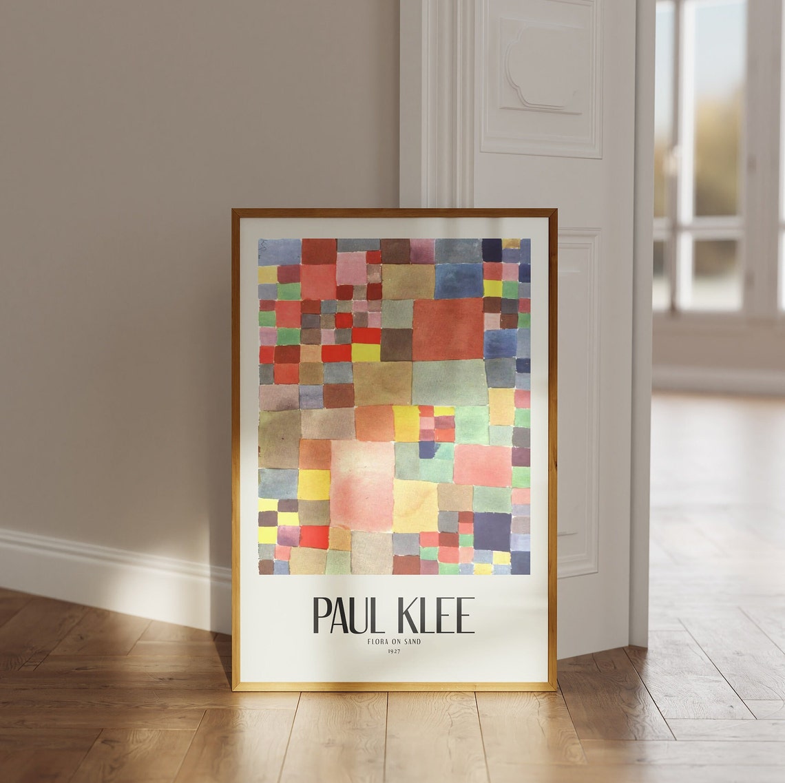 Paul Klee Flora On Sand 1927 Colorful Patchwork Squares Poster - Image 4