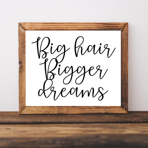Hair Salon Sign Decor Funny Signs Prints Hairstylist Gifts